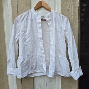 Madewell White Button Down Shirt